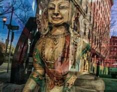 David McRary, Photographer, Burnsville, NC, uses natural light and saturation of color film to compose images that emote the unique beauty of our world.