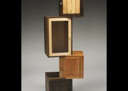 Derek Hennigar, Woodworker in Green Creek, NC, creates zosers, chairs, tables, rockers, kybos and other furniture pieces using solid native woods.