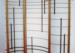 O’Neal Jones, Woodworker, designs and crafts furniture, shoji screens, toys and home accessories out of his CottonWood Studios woodshop in Graham, NC.