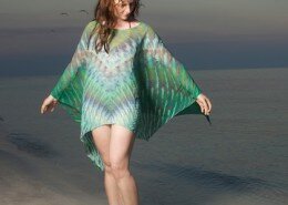 Michael Smith, fiber artist and fashion designer in Asheville, NC creates women's clothing from non-traditional Shibori on studio-made washable silk and rayon.