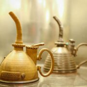 Artist Beer's Pottery is always a fun discovery at the Carolina Artisan Craft Market!