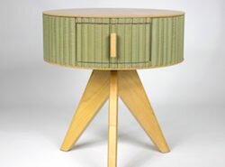 Christina Boy, woodworker and furniture maker in Madison, VA, designs each original handmade piece from domestic, locally sourced, and salvaged woods.