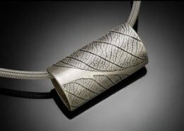 Kim Thompson, Jeweler in Waynesville, NC, designs and hand fabricates contemporary earrings, necklaces and bracelets in sterling silver and often stones.